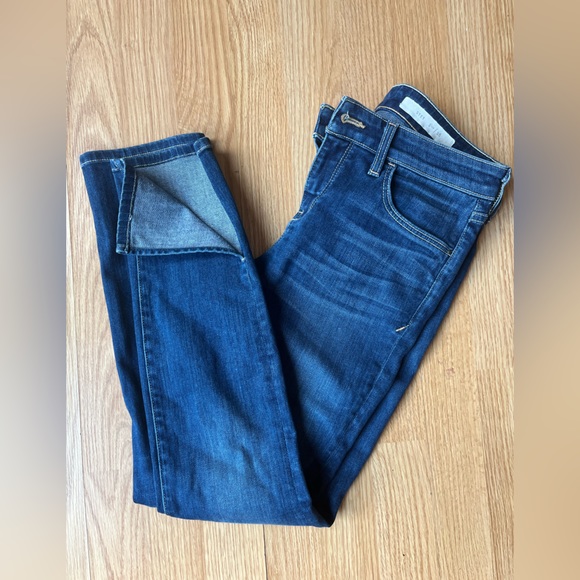 Anthropologie Pilcro and the Letterpress Stet Mid Rise Split Hem Jeans Sz 28 - Picture 2 of 16